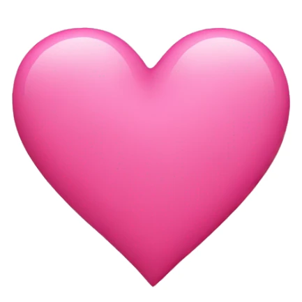 Pink heart sticker