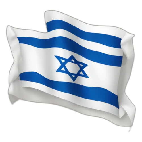 Israel flag and dove of peace sticker