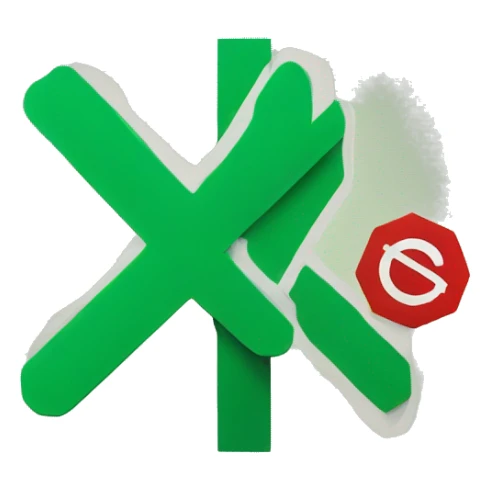 A green stop sign that says SERVE sticker