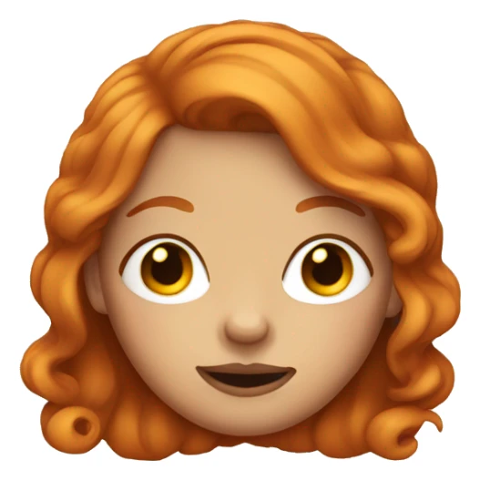 ginger girl with nose rings sticker
