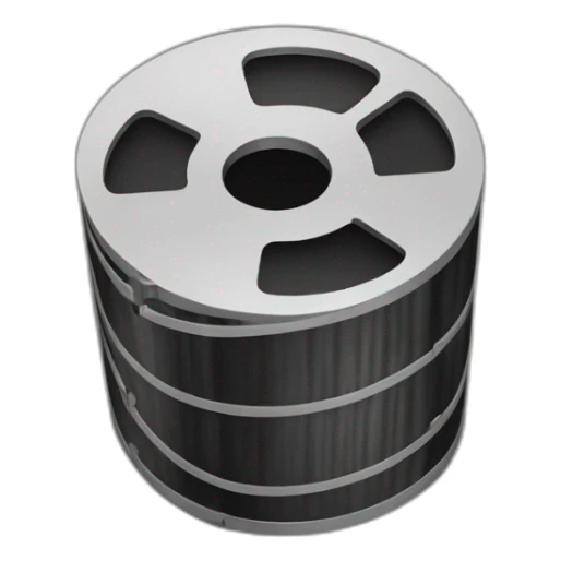 35mm film coil sticker