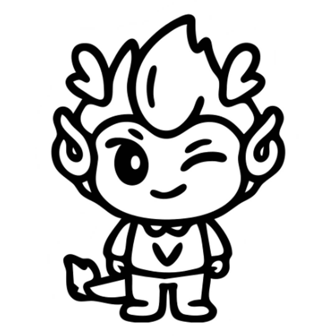 Create a laptop icon, yellow background, white stroke. The laptop screen displays the following image sticker