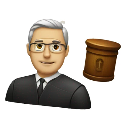 Judge and medicine sticker