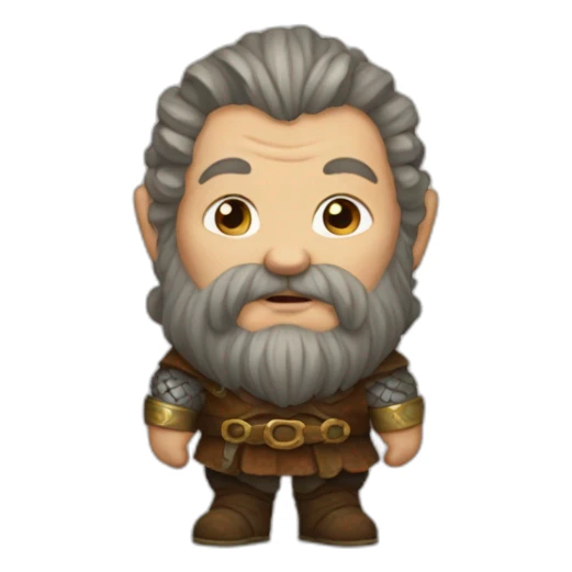 Dwarf lord of the ring sticker