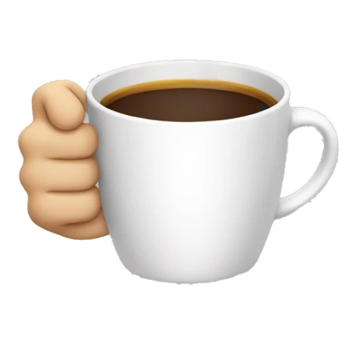 cup hand behind ear sticker