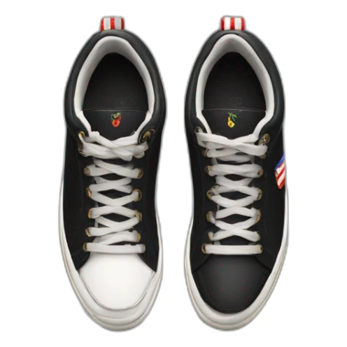 Black Prada America cups sneakers from 1997 sticker