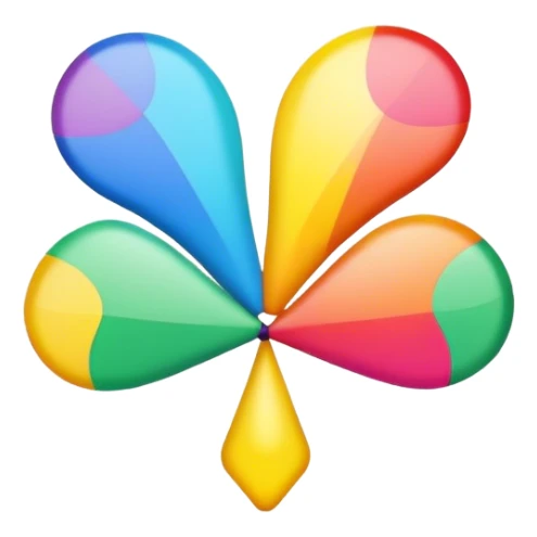 Colorful fanoos  sticker