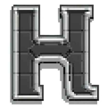 letters BLK in black western font with silver outline sticker