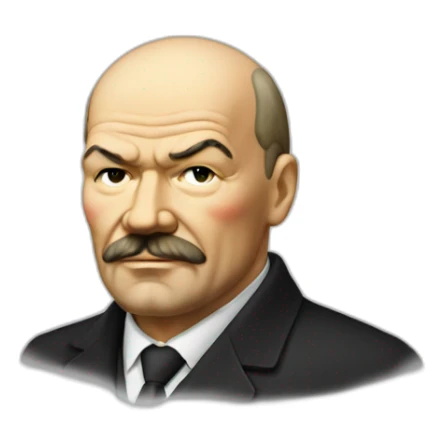 An icon of lenin sticker
