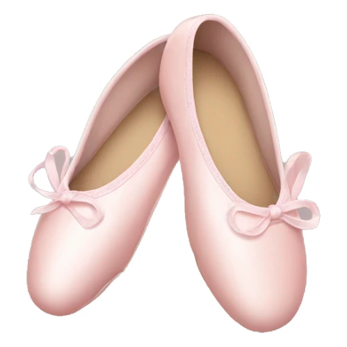 Pale pink ballet shoes sticker
