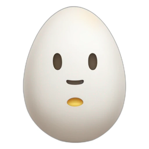 egg lying in shorts. One arm supports the head, the other holds the floor. sticker