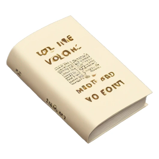 A book that in its cover page has a title label: “ VOL 7”  sticker