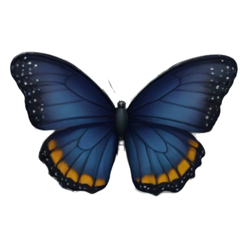 butterfly on the moon but moon is melting sticker