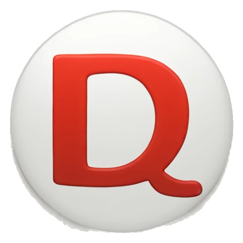 Letter N with a red circle with a slash in the middle sticker