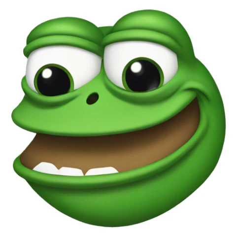 pepe the frog that looks like a mule sticker