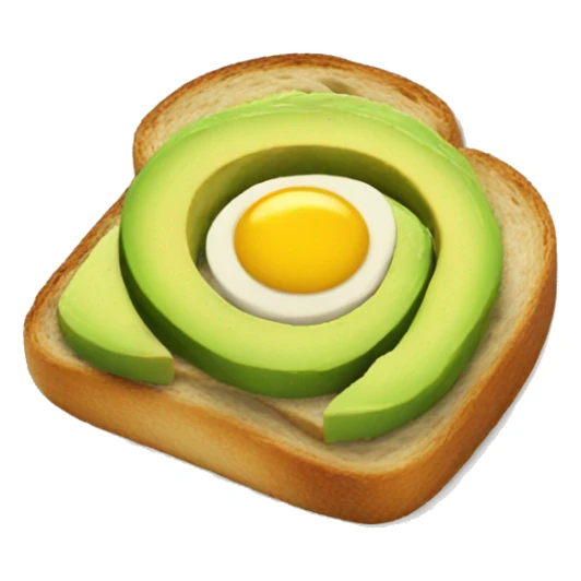 Avocado toast sticker