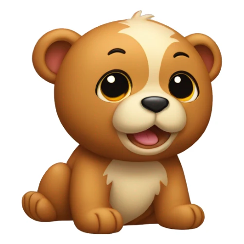 Osito cariñosito amoroso llorando  sticker