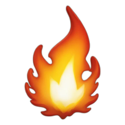 fire drop sticker