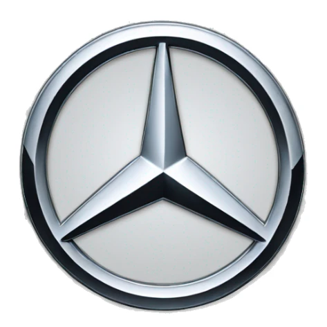 Mercedes benz logo sticker