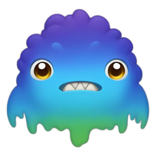 autism logo colors Monster sky sticker