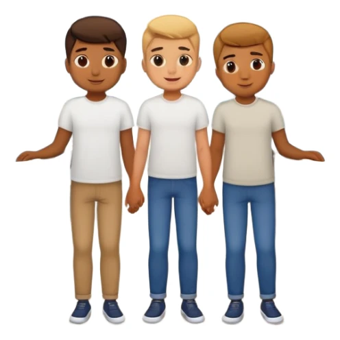 Gay boys on bridge selfie sticker