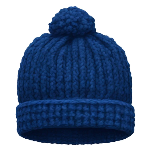 dark blue knitted wool cap piece of clothing sticker