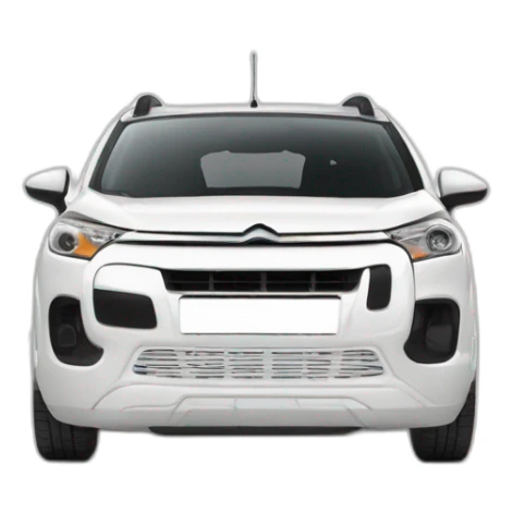 Citroen c4 aircross white 2012 sticker