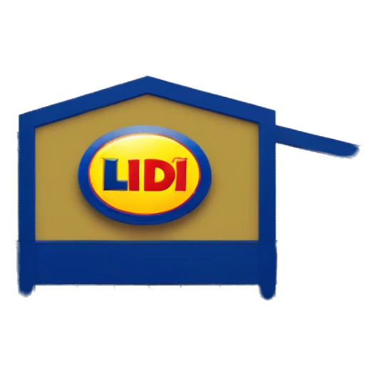 just logo of lidl store sticker