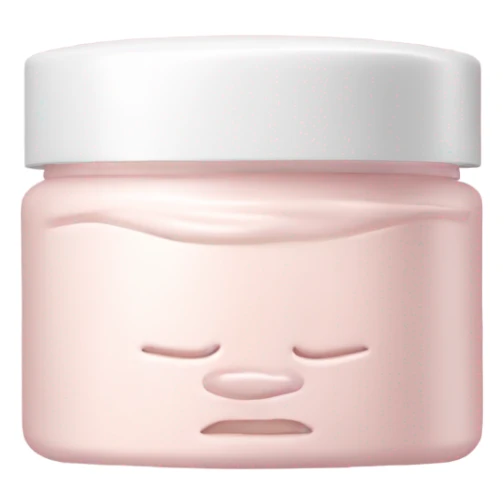 aesthetic pink jar of face cream  sticker