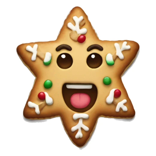 christmas cookie sticker