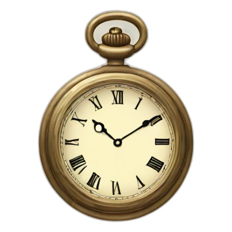 pocket watch sticker