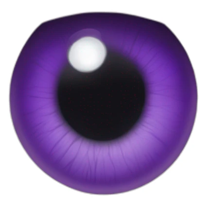 majestic godly violet iris eyeball serious intense symmetrical knowledgable sticker
