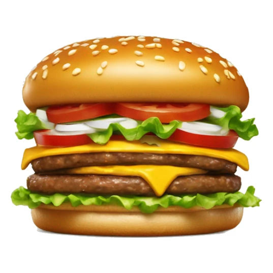 one juicy whopper burger king sticker