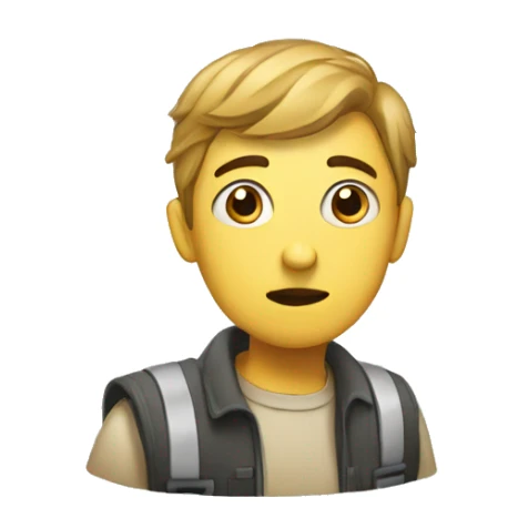 Someone who is lost, puzzled, and looking for directions sticker