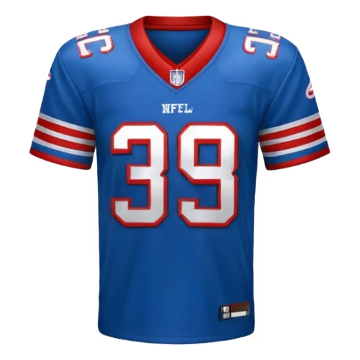 shirt nfl blue (#00A3E0) and red (#F9423A) sticker