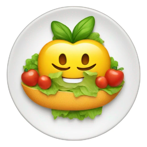 Healthy food,single sticker