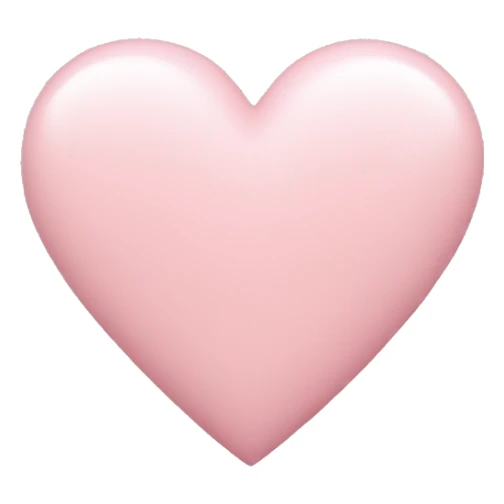 Pastel pink heart sticker