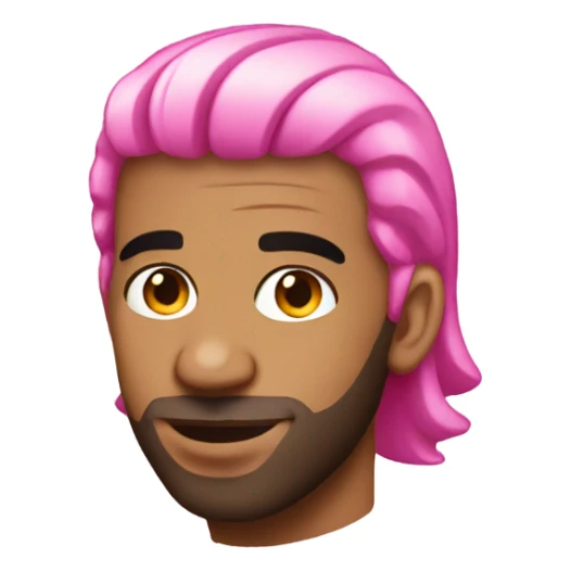 Drake with pink hair sticker
