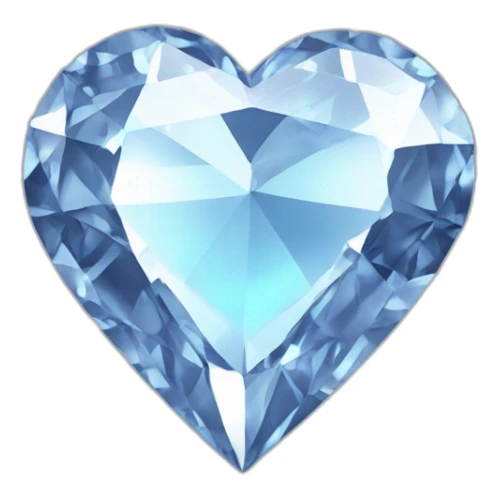 Coeur en diament sticker