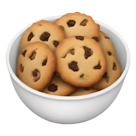 bowl of cookies sticker