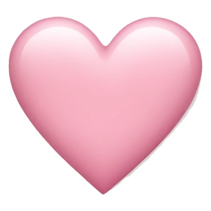 Light pink heart  sticker