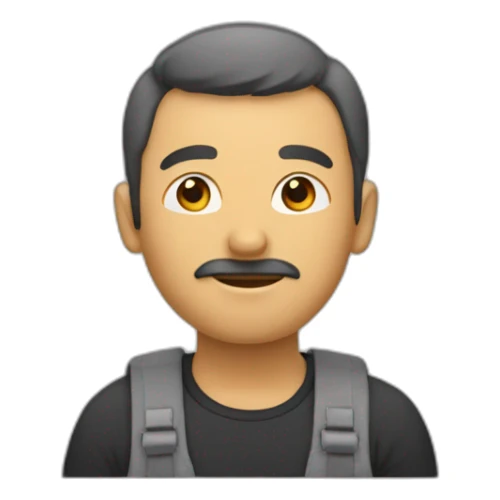 homme qui fait un zero avec ses doigts sticker