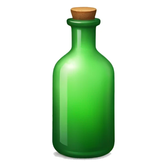 green potion bottle sticker