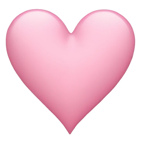 Light pink heart sticker