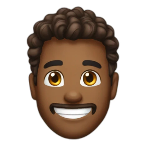 Indiana sonriendo fondo rolo sticker