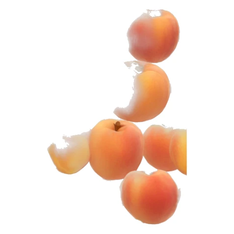 giant peach sticker