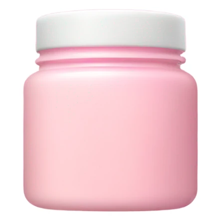 aesthetic pink jar of face cream  sticker