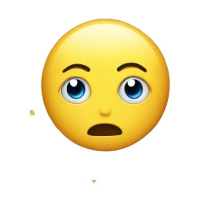 Dizzy with floating stars around head and spiraling eyes sticker