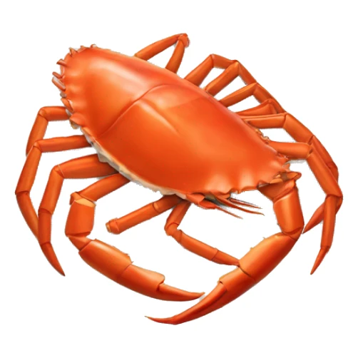plate of crab legs sticker
