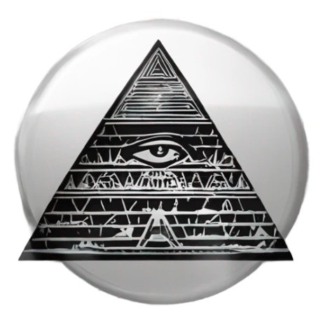 dig disk of Vinyl record cutting Egypt pyramid sticker